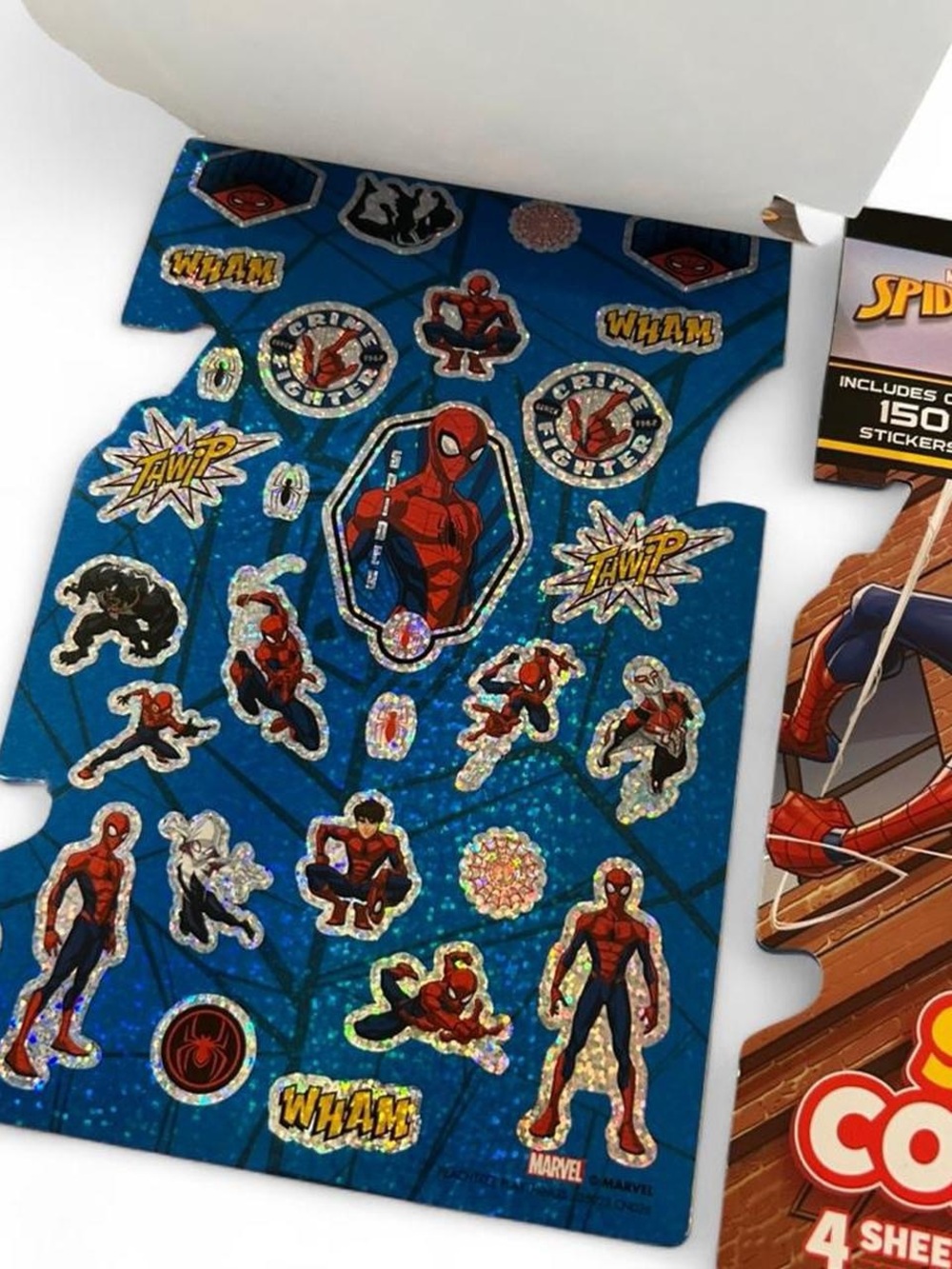 Marvel Spider-Man Sticker Collection - Red, Blue - Picture 3 of 6